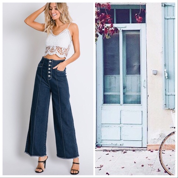 Bella High Waist Wide Leg Jeans - Picture 8 of 8